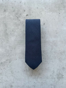  Navy Blue Cotton Neck Tie