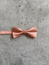 Dusty Coral Silk Pre Tied Bow Tie