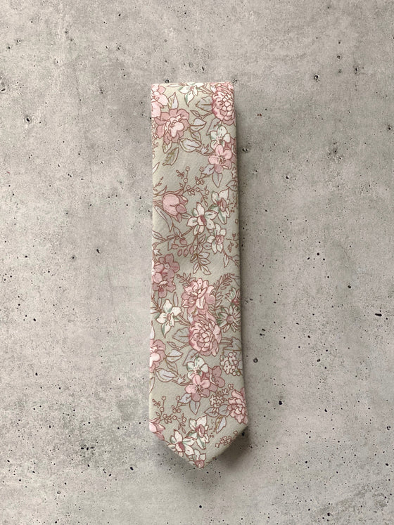Edison Cotton Floral Neck Tie