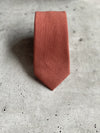 Dusty Rust Cotton Neck Tie