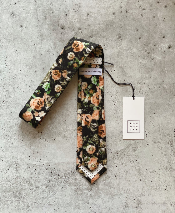 Otis Cotton Floral Neck Tie