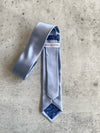 Dusty Blue Skinny Silk Neck Tie
