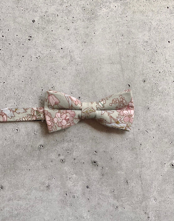 Edison Cotton Floral Bow Tie