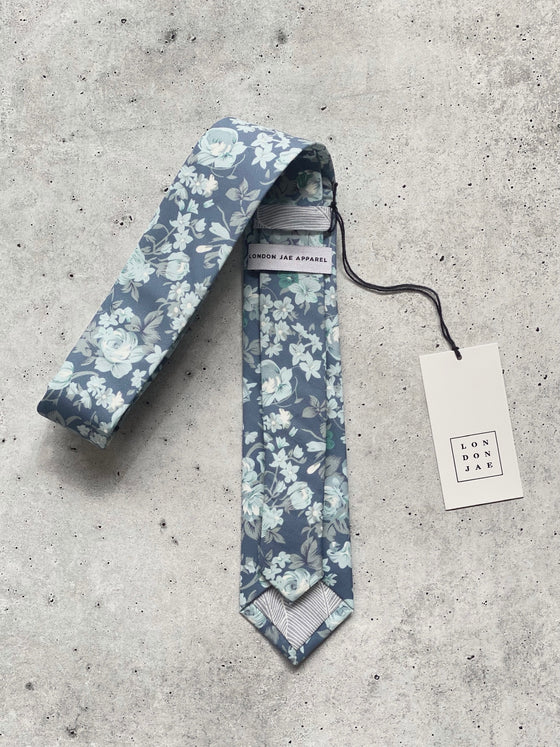 Troy Cotton Floral Neck Tie