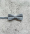 Dusty Blue Cotton Bow Tie