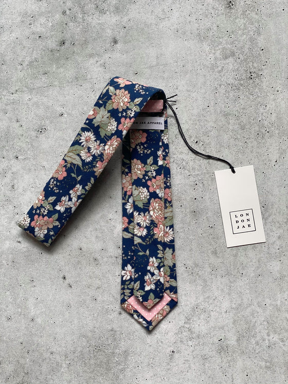 Jasper Cotton Floral Neck Tie