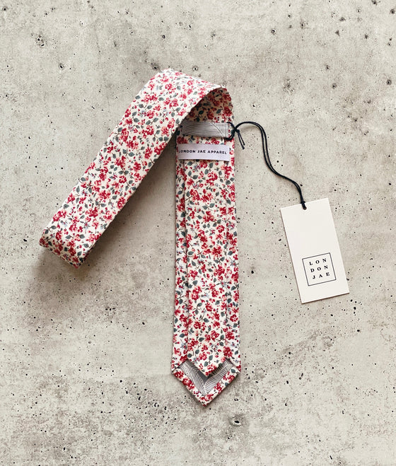 Archie Cotton Floral Neck Tie