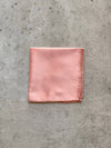 Dusty Coral Silk Pocket Square
