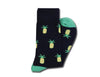 Navy Sock with Pineapples