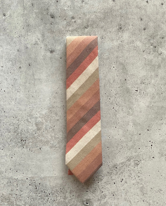 Ambrose Cotton Striped Neck Tie