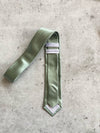Dusty Sage Skinny Silk Neck Tie