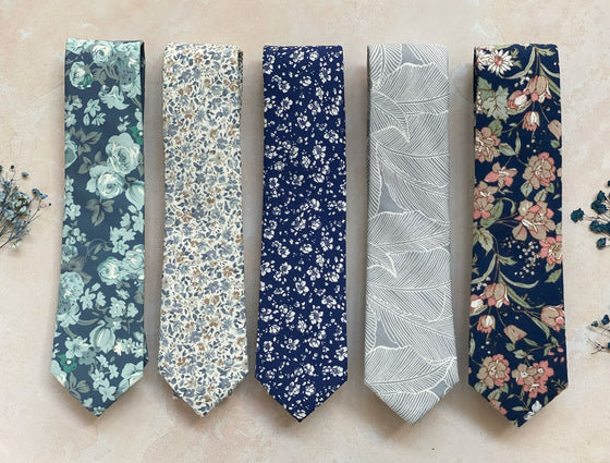 Oliver Floral Cotton Neck Tie