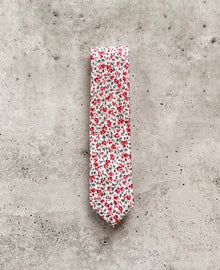  Archie Cotton Floral Neck Tie