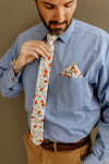 Frederick Cotton Floral Neck Tie