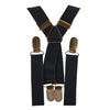Black Elastic Suspenders