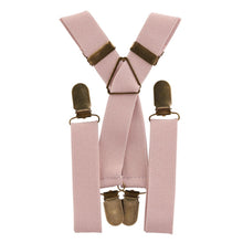  Blush Pink Elastic Suspenders