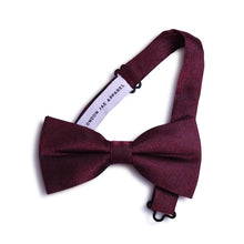  Burgundy Wine Silk Pre-Tied Bow Tie