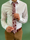 Malcolm Cotton Floral Neck Tie