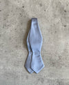 Dusty Blue Silk Self Tie Bow Tie