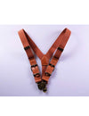 Cognac Brown Buckle #58 Suspenders