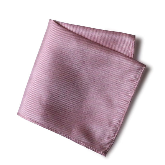 Dusty Mauve Silk Pocket Square