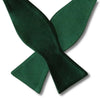 Dark Emerald Green Silk Self-Tie Bow Tie