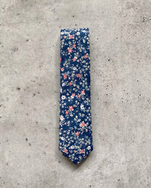  Garfield Cotton Floral Neck Tie