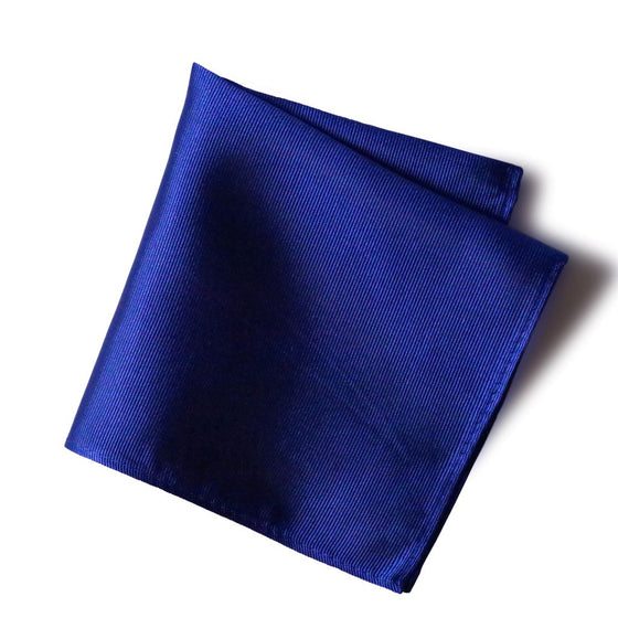 Horizon Blue Silk Pocket Square
