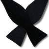 Midnight Black Silk Self-Tie Bow Tie