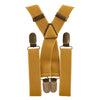 Mustard Elastic Suspenders