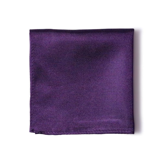Plum Purple Silk Pocket Square