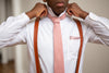 Dusty Mauve Skinny Silk Neck Tie