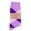 Purple Argyle Socks