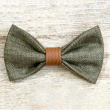  Olive Bow Tie with Vintage Tan Center #4