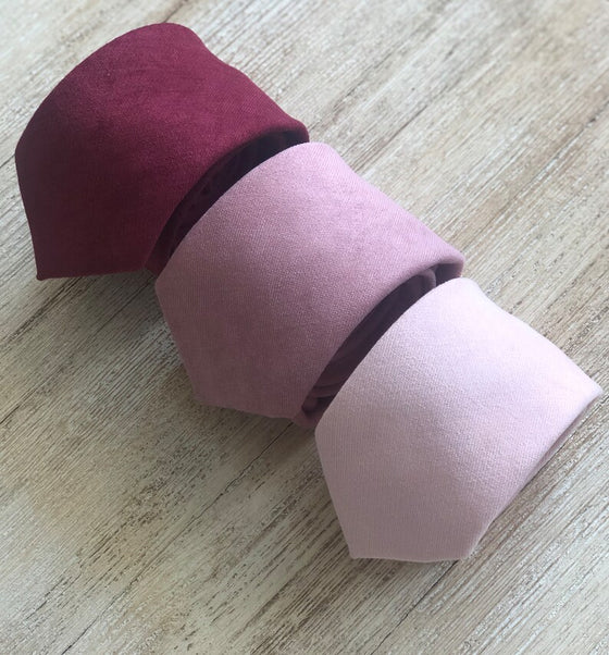 Light Pink Cotton Bow Tie