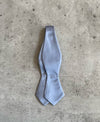 Dusty Blue Silk Pre Tied Bow Tie