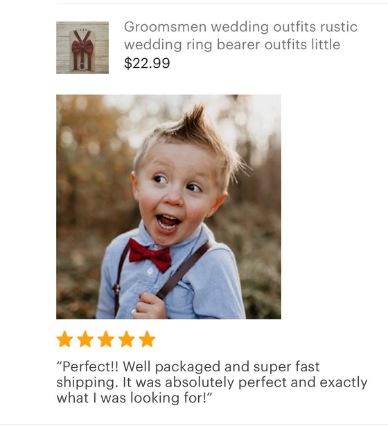 Skinny Coffee Suspenders with Wine Bow Tie