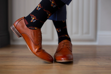  Mustache Patterned Socks