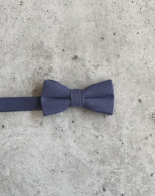  Stormy Blue Pre-Tied Bow Tie